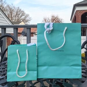 2 Tiffany & Co Shopping Bags